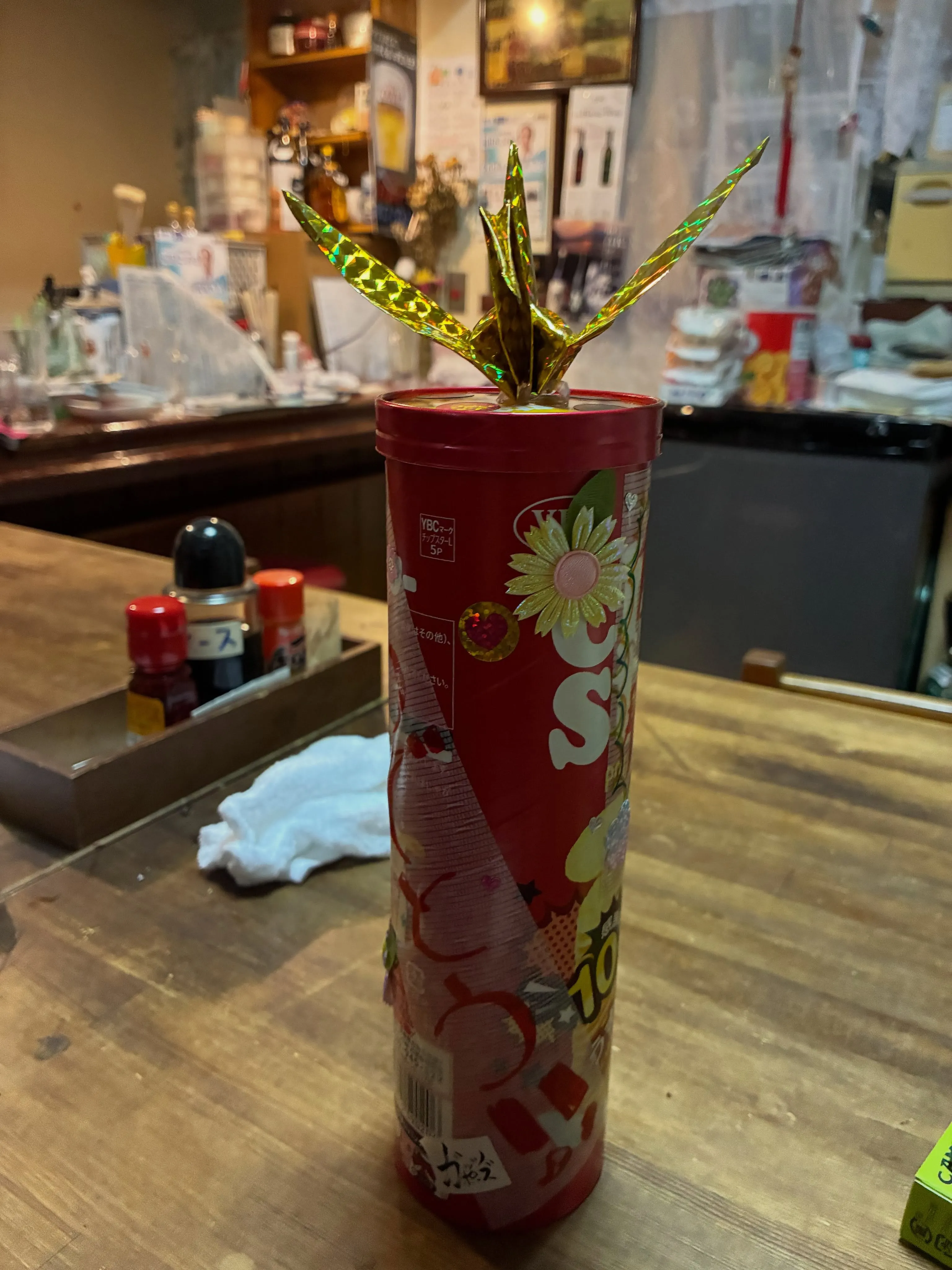 昨晩の飲み会で、ある女性からチップスターで作った手作りのトロ...